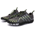 Damen nan elastischer Aquasport-Schuh mit Schnellzugverschluss, rutschfester Gummisohle und flexiblem Zehenschutz R&B