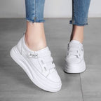 Damen Bequeme Slip-On Sneakers mit elastischen Riemen