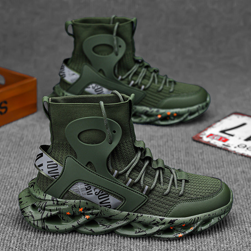 Damen Sportliche High-Top Sneakers mit innovativem Traktionsdesign R&B