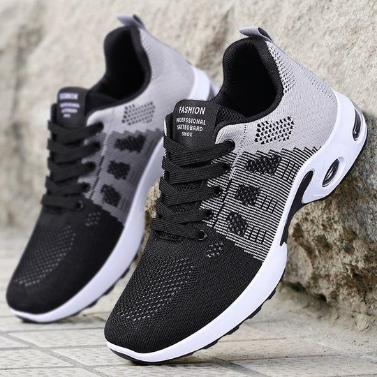 Damen Sportliche Lauf-Sneakers mit atmungsaktiver Mesh-Oberfläche und dämpfendem Komfort R&B