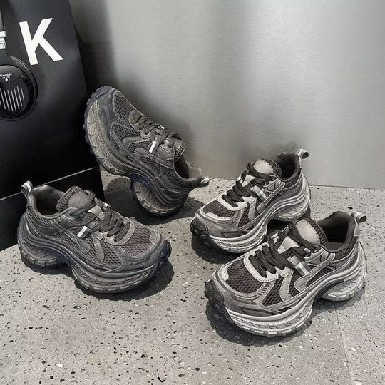 Damen Sportliche Sneakers mit ergonomischem Dämpfungssystem und atmungsaktivem Obermaterial R&B