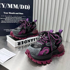 Damen sportliche Trekking Sneakers R&B