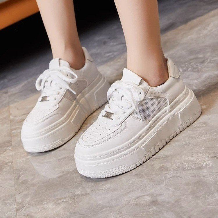 Damen Chunky Sneakers mit atmungsaktivem Mesh-Obermaterial und modischem Design R&B
