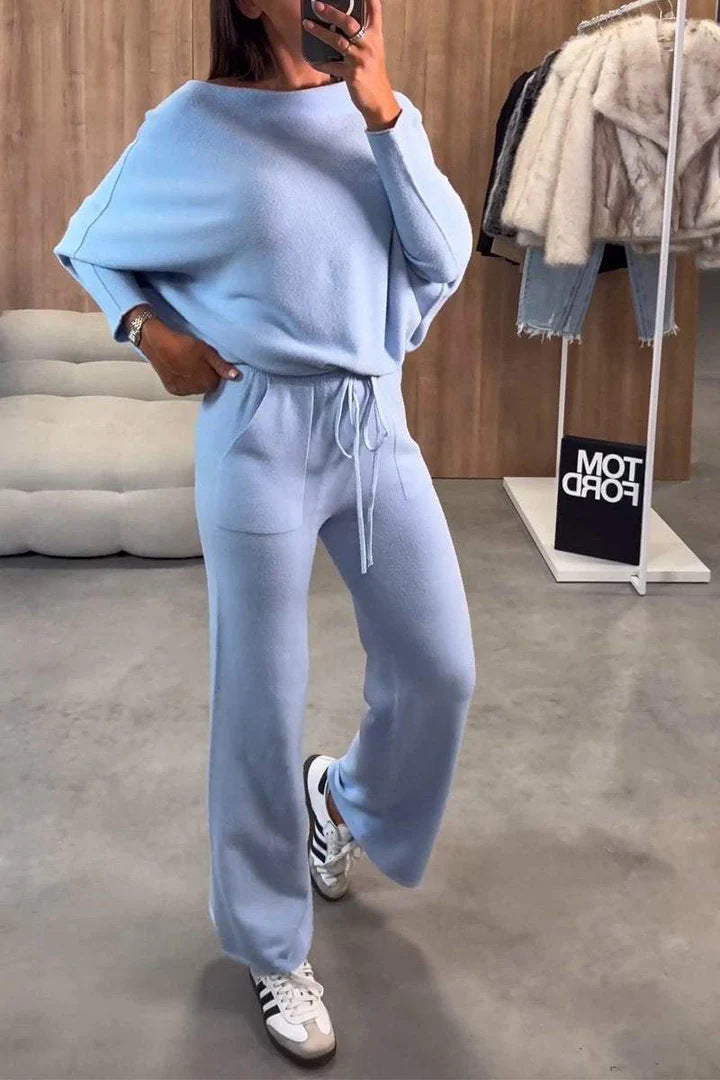 Damen Bequemes und elegantes Loungewear-Set mit weitem Schnitt R&B