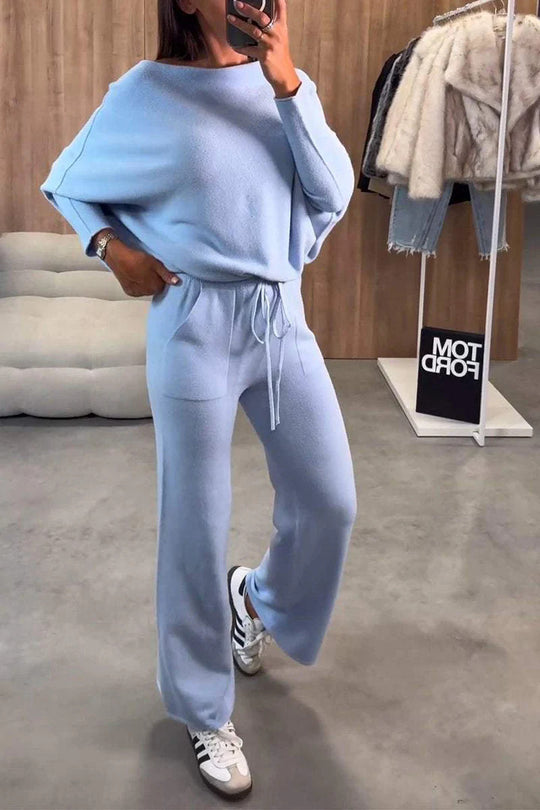 Damen Bequemes und elegantes Loungewear-Set mit weitem Schnitt R&B