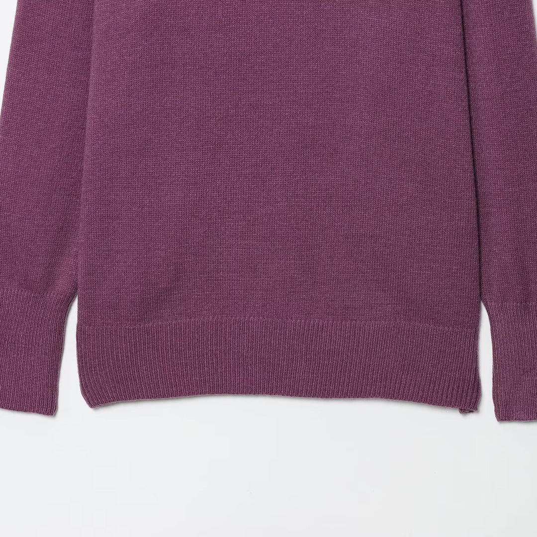 Damen eleganter V-Ausschnitt Pullover R&B