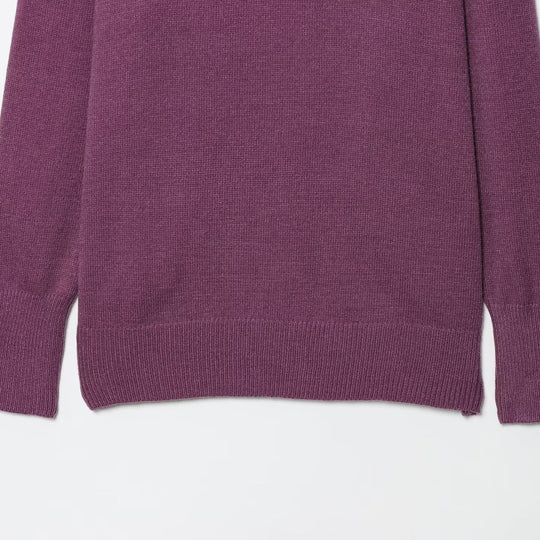 Damen eleganter V-Ausschnitt Pullover R&B