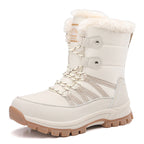 Damen isolierte Winterstiefel mit rutschfester Sohle und kuscheligem Innenfutter R&B