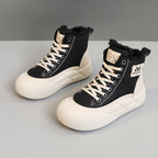 Damen modische Höhen-Sneaker mit weichem Futter und elastischer Sohle R&B