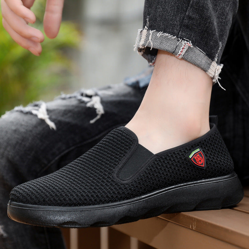 Herren Atmungsaktive Slip-On Freizeitschuhe mit flexibel gestaltetem Sohlenprofil R&B