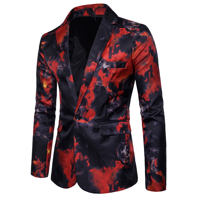 Herren modischer Blazer mit kunstvollem Farbverlauf R&B