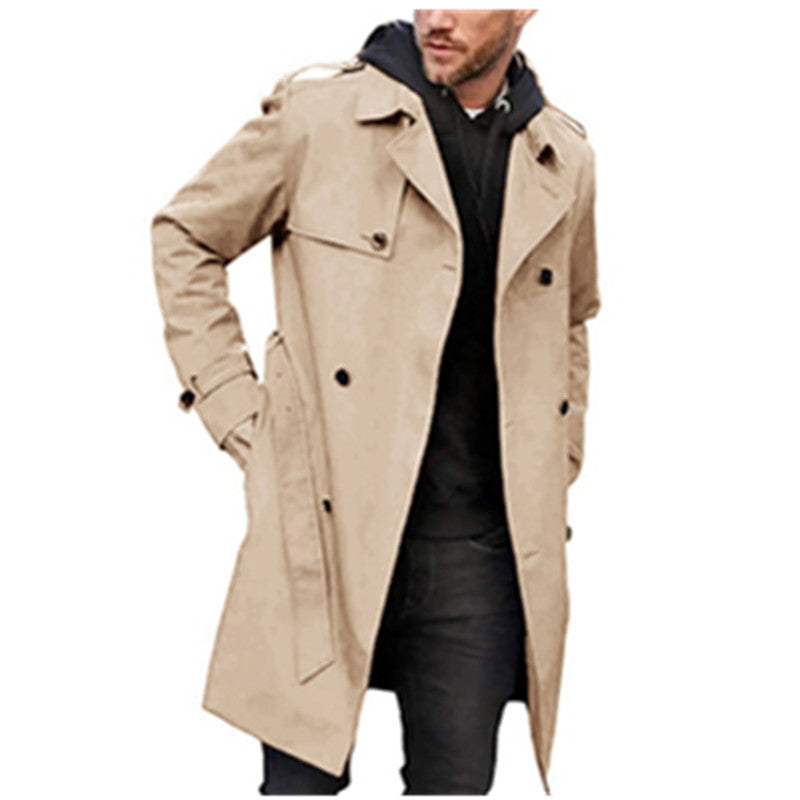 Herren Trenchcoat mit klassischem Stil R&B