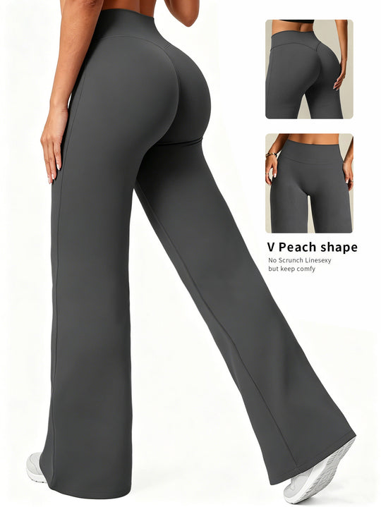 Damen Sportliche Hochbund-Hose R&B