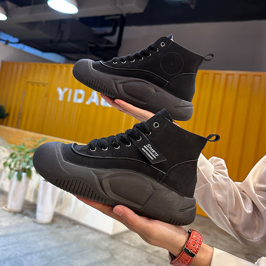 Damen Urbanes High-Top Sneaker Design mit rutschfester Sohle R&B