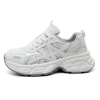 Damen Sportliche Mesh-Sneaker mit atmungsaktiver Laufsohle R&B