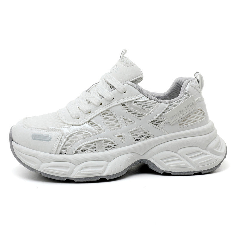Damen Sportliche Mesh-Sneaker mit atmungsaktiver Laufsohle R&B
