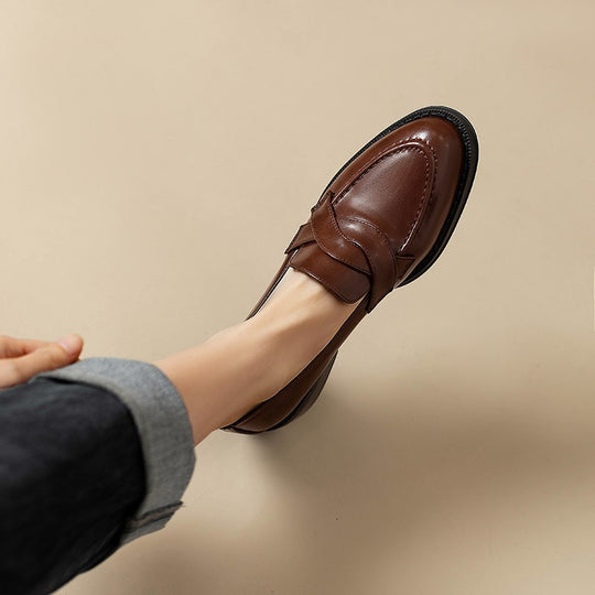 Damen Elegante Slipper mit modischer Schnallenverzierung und komfortablem Fußbett R&B