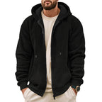 Herren Fleece-Hoodie mit praktischen Taschen R&B