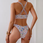 Damen Triangel-Bikini mit Schnüroptik R&B