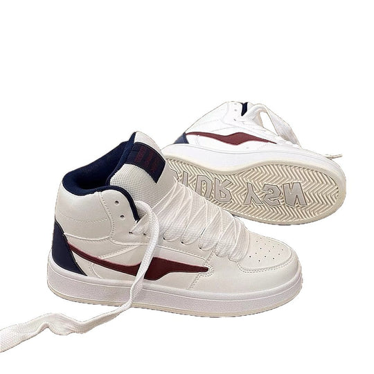 Damen Hochwertige High-Top Sneakers mit atmungsaktivem Gewebe und modischem Design R&B