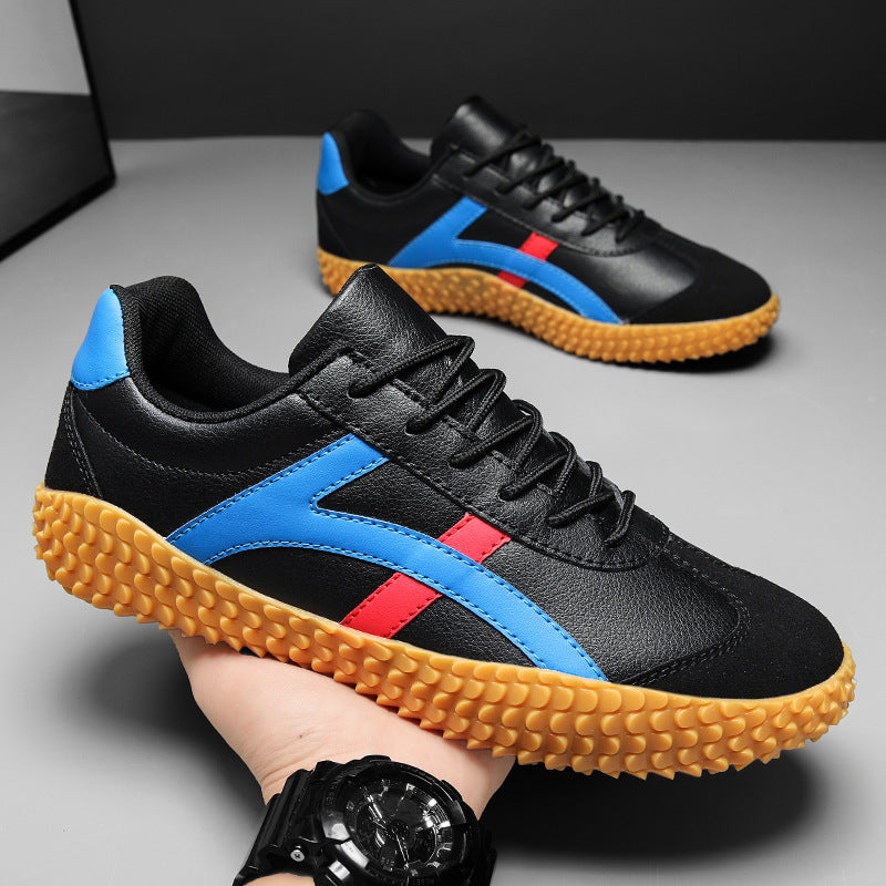 Unisex nan retro-urbaner Mesh-Sneaker mit profilierter Gummilaufsohle und Veloursleder-Zehenkappe R&B
