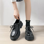 Damen Schnürschuhe mit robustem Plateau und stylishem Design