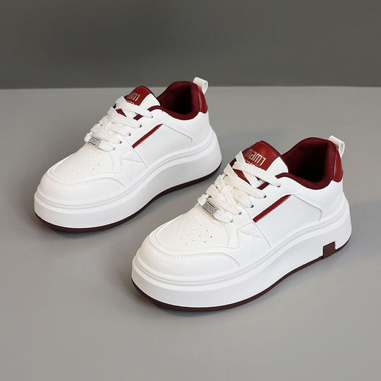 Damen modische Sneakers mit dämpfendem Komfort und trendiger Plateausohle R&B