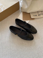Damen Elegante Ballerinas mit dekorativen Riemchen und kunstvollem Obermaterial R&B
