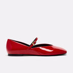 Damen Elegante Slip-On Ballerinas mit verstellbarem Riemen und hochwertiger Oberflächenstruktur R&B