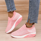 Damen Atmungsaktive Slip-On Sneakers mit dämpfendem Fußbett
