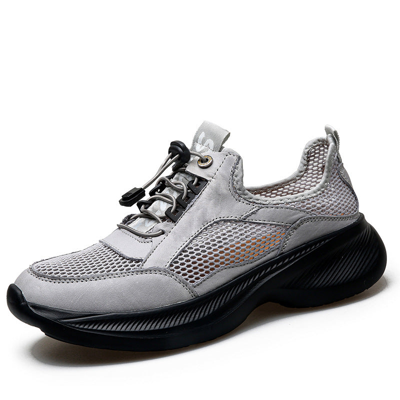 Herren Atmungsaktive Freizeitsneaker mit elastischem Schnellverschluss R&B