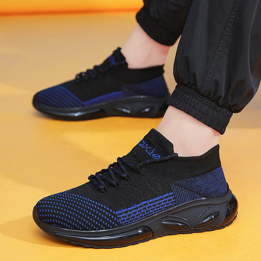 Damen Strick-Laufschuhe mit stoßdämpfender Sohle und atmungsaktivem Design R&B