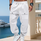 Herren Cargo-Jogginghose mit anatomischer Passform und praktischen Seitentaschen R&B