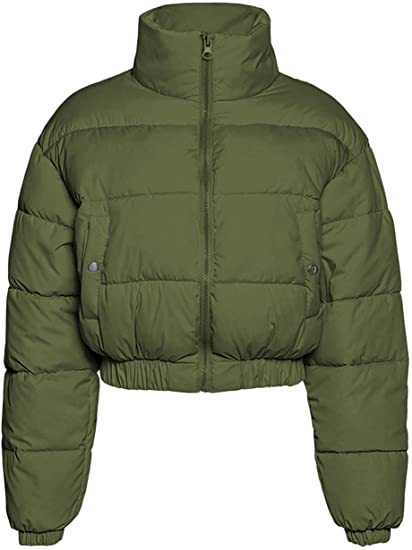 Damen gesteppte Winterjacke mit Kapuze R&B