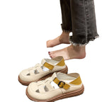 Damen Fußfreundliche Sandalen mit modischem Riemchen-Design