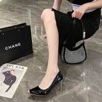 Damen Elegante und schicke High Heels mit glitzerndem Zehen-Detail R&B