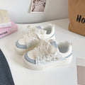 Damen Sneakers mit modischem Karomuster und komfortabler Sohle