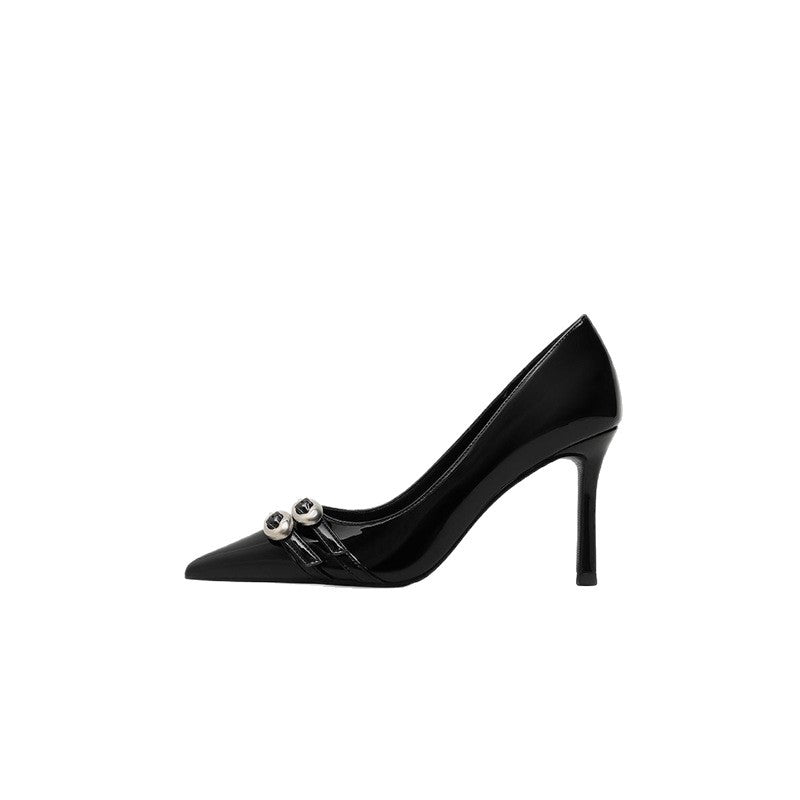 Damen elegante High Heel Pumps mit funkelnden Strassverzierungen R&B