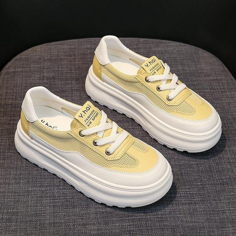 Damen Modische Sneaker mit dickem Sohlenprofil R&B