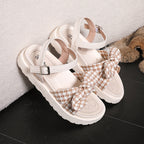 Damen Sandalen mit großem Schleifendetail und komfortablem Fußbett R&B