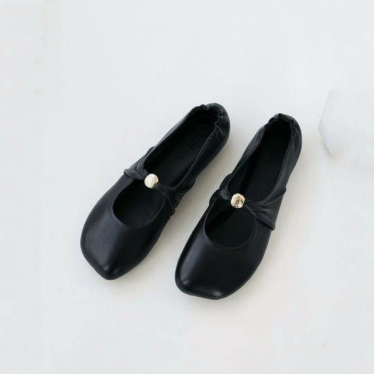 Damen Ballerinas mit dekorativem Schleifenakzent und lässigem Schnitt R&B