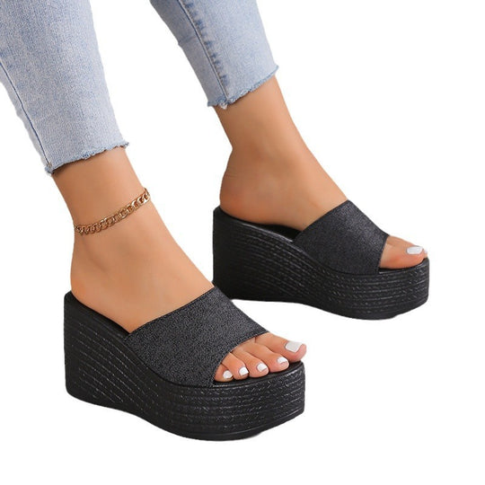 Damen Wedge-Sandaletten mit komfortabler Plattform und modischem Obermaterial R&B