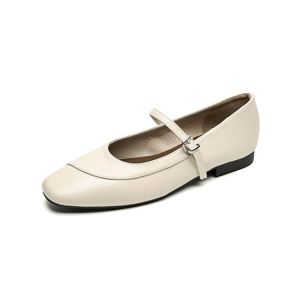 Damen elegante Ballerinas mit modischem Riemchen