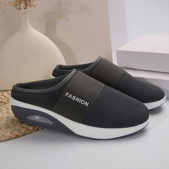 Damen Bequeme Slip-On Clogs mit atmungsaktiver Mesh-Oberfläche und flexibler Sohle R&B