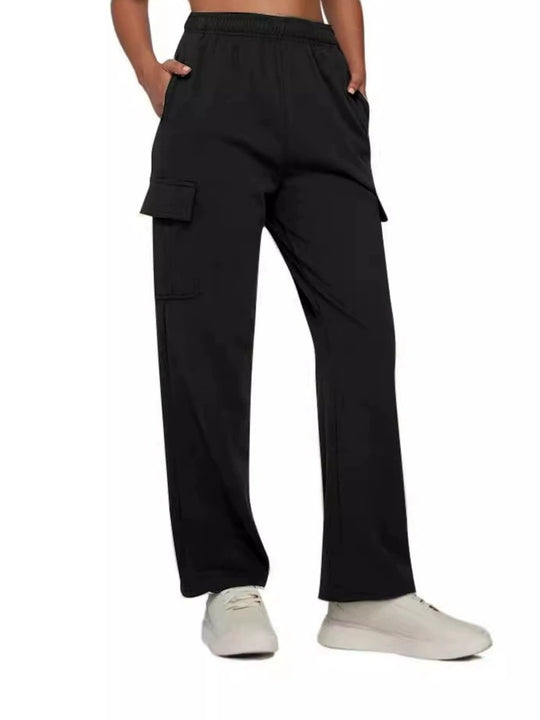 Damen Cargo-Hose mit weitem Bein und praktischen Seitentaschen R&B