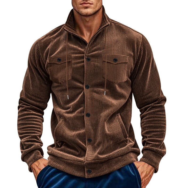 Herren cordjacke mit praktischen Brusttaschen R&B