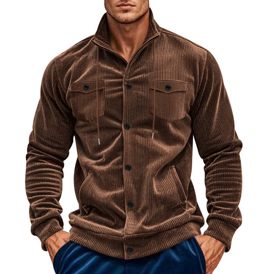Herren cordjacke mit praktischen Brusttaschen R&B