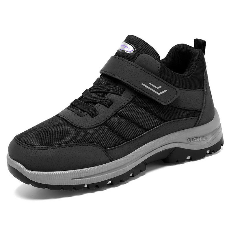 Herren nan multifunktionaler Outdoor-Halbschuh mit Klettriemen, stoßdämpfender EVA-Zwischensohle und griffiger Trailsohle R&B