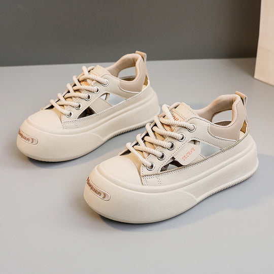Damen modische Sneaker mit innovativem Sohlendesign und atmungsaktiver Obermaterialstruktur R&B