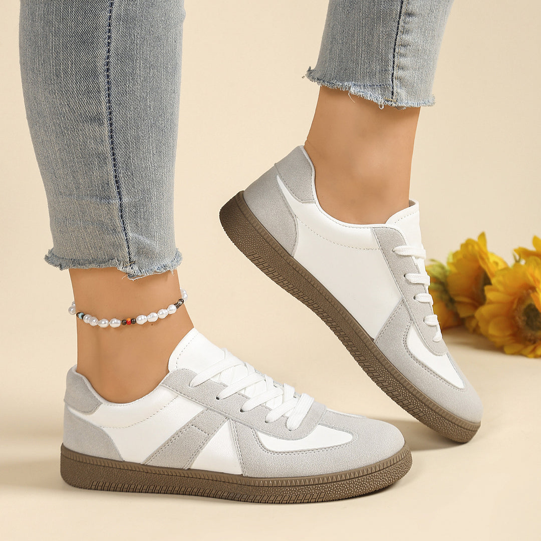 Damen Freizeitsneaker mit sportlichem Design und rutschfester Sohle R&B